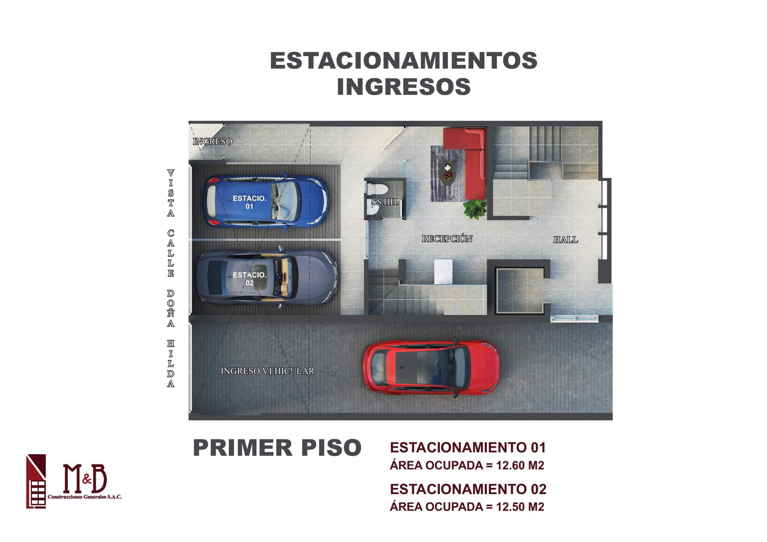 Estacionamientos primer piso